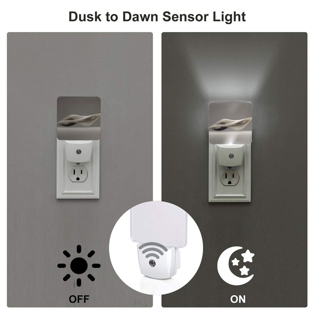 Artistic Line Pattern Smart Sensor Night Light - Size 4.95×2.95 inches, Energy - Saving Soft Light Decorative Light