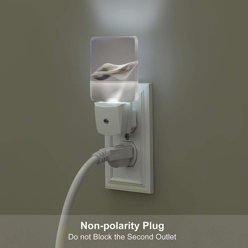 Artistic Line Pattern Smart Sensor Night Light - Size 4.95×2.95 inches, Energy - Saving Soft Light Decorative Light