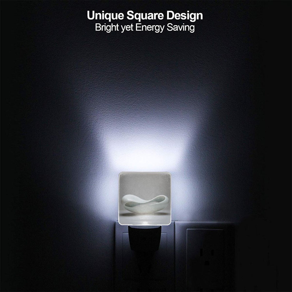 Art Ceramic Pattern Smart Sensor Night Light - Size 4.95×2.95 inches, Energy - Saving Soft Light Decorative Light