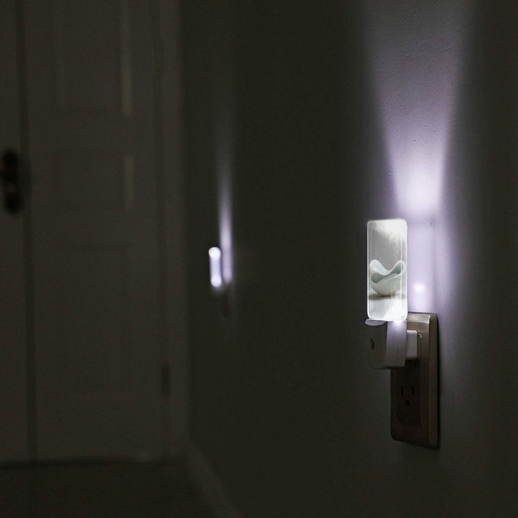 Art Ceramic Pattern Smart Sensor Night Light - Size 4.95×2.95 inches, Energy - Saving Soft Light Decorative Light