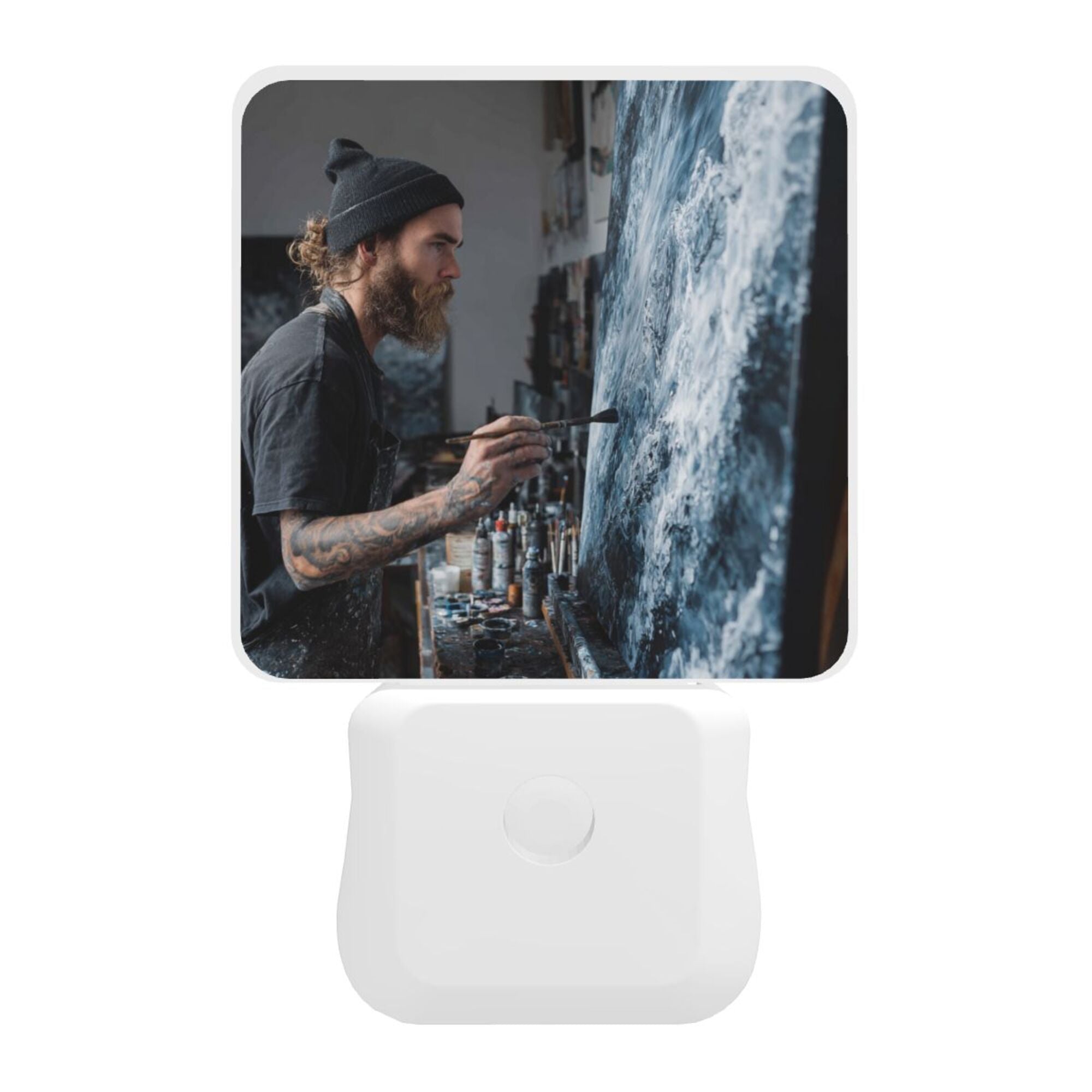 Art Creation Scene Sensor Night Light - Size 4.95×2.95 inches, Smart Light - Sensing Energy - Saving Decorative Light