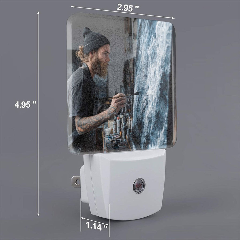 Art Creation Scene Sensor Night Light - Size 4.95×2.95 inches, Smart Light - Sensing Energy - Saving Decorative Light