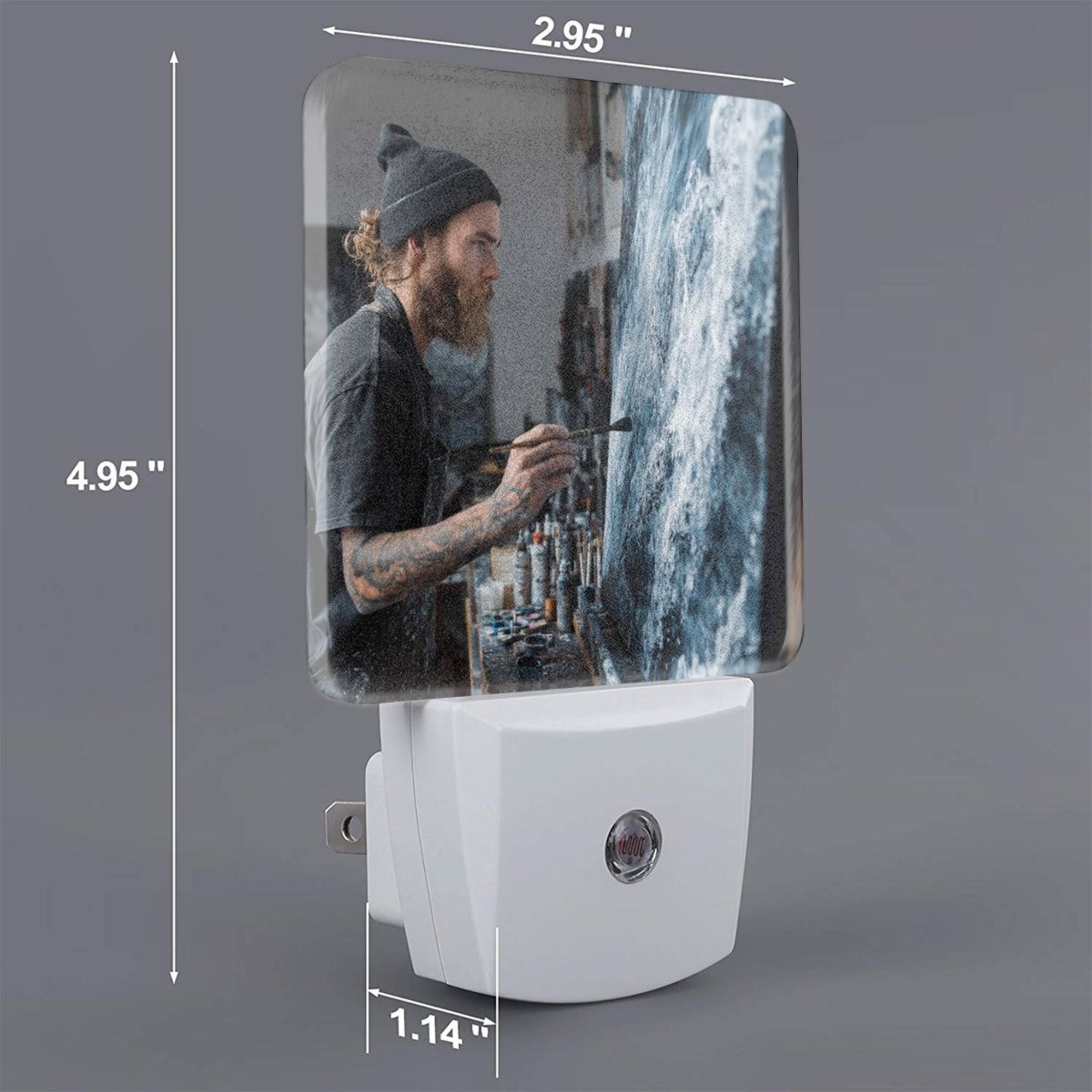 Art Creation Scene Sensor Night Light - Size 4.95×2.95 inches, Smart Light - Sensing Energy - Saving Decorative Light