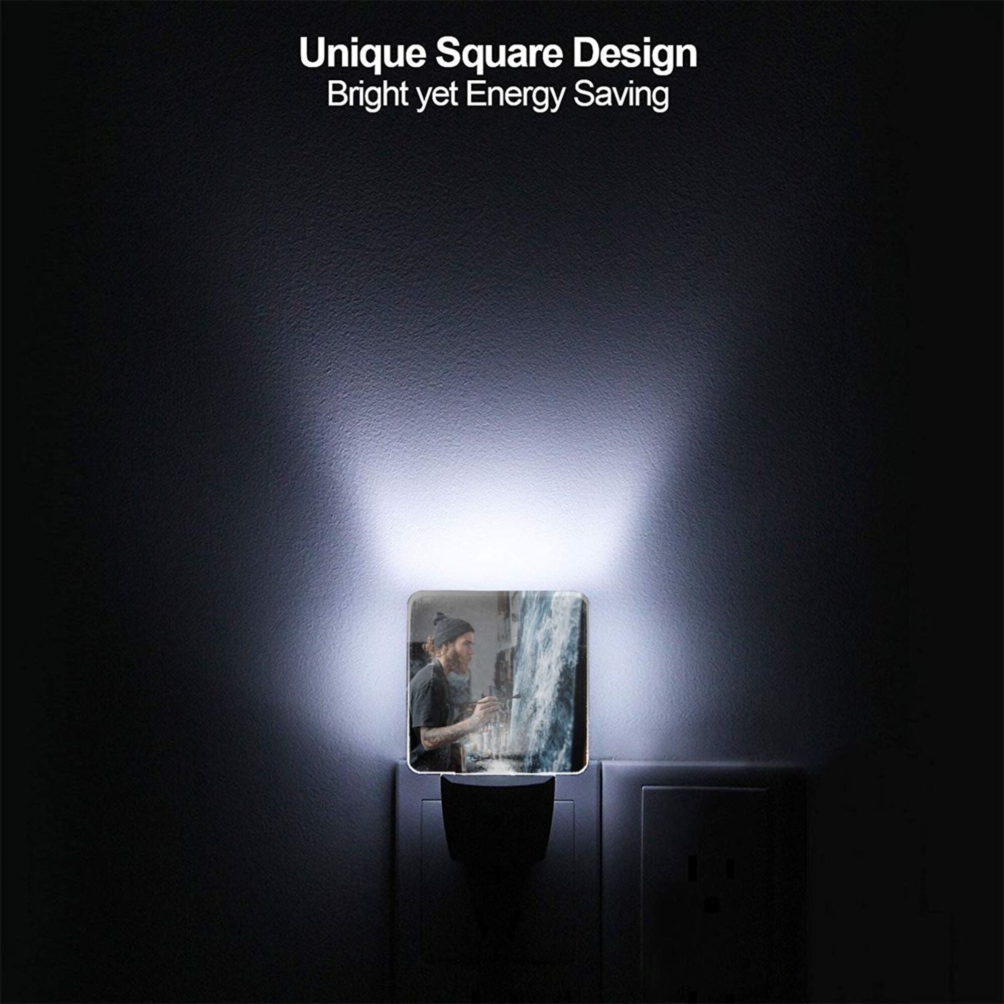 Art Creation Scene Sensor Night Light - Size 4.95×2.95 inches, Smart Light - Sensing Energy - Saving Decorative Light