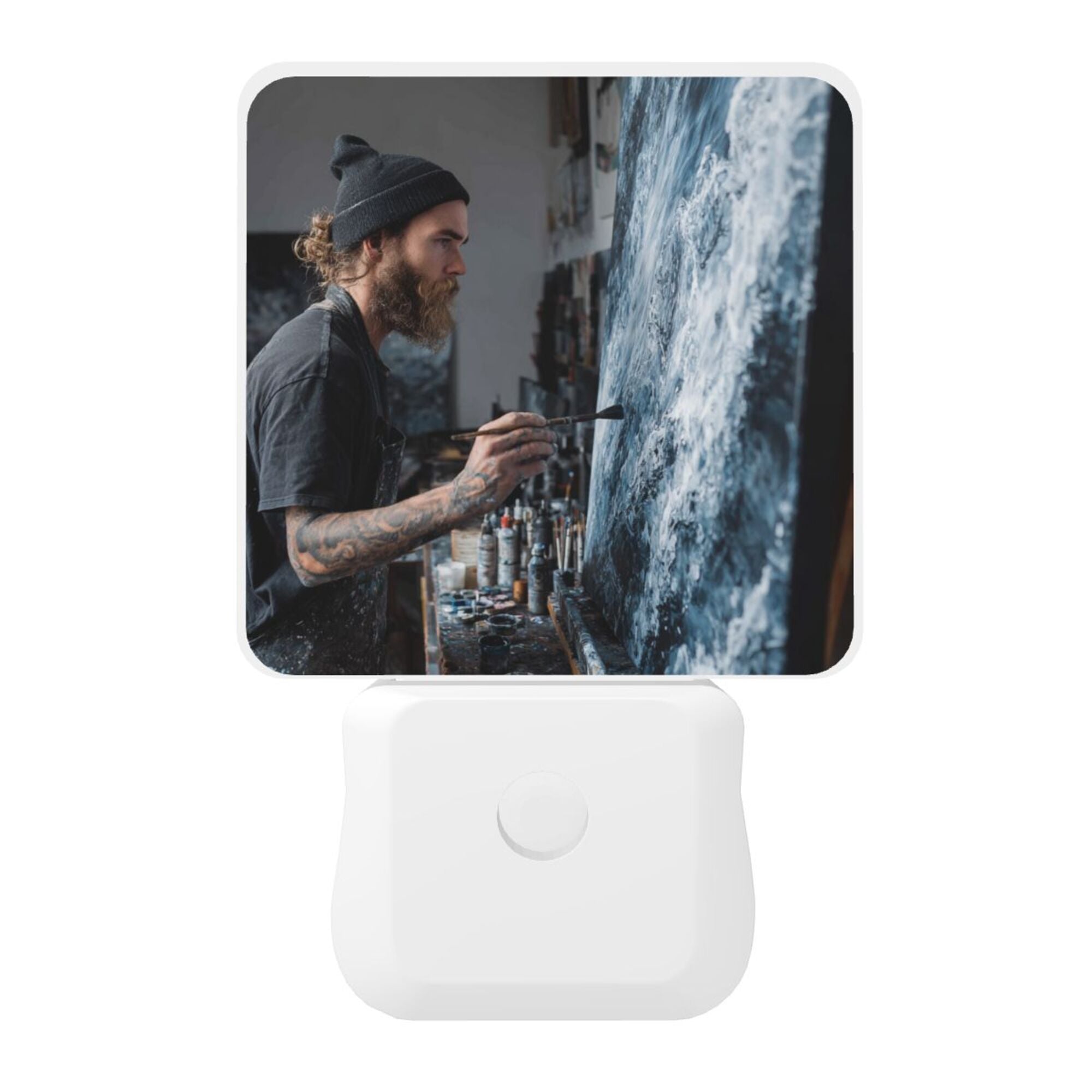 Art Creation Scene Sensor Night Light - Size 4.95×2.95 inches, Smart Light - Sensing Energy - Saving Decorative Light