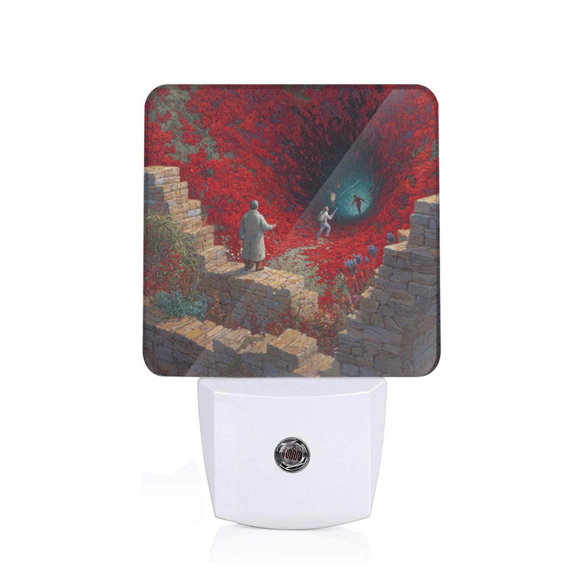 Fantasy Landscape Art Sensor Night Light - Size 4.95×2.95 inches, Smart Light - Sensing Energy - Saving Decorative Light