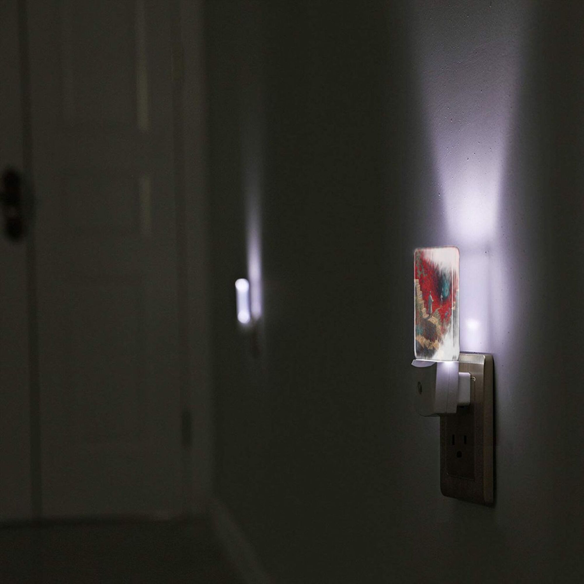 Fantasy Landscape Art Sensor Night Light - Size 4.95×2.95 inches, Smart Light - Sensing Energy - Saving Decorative Light