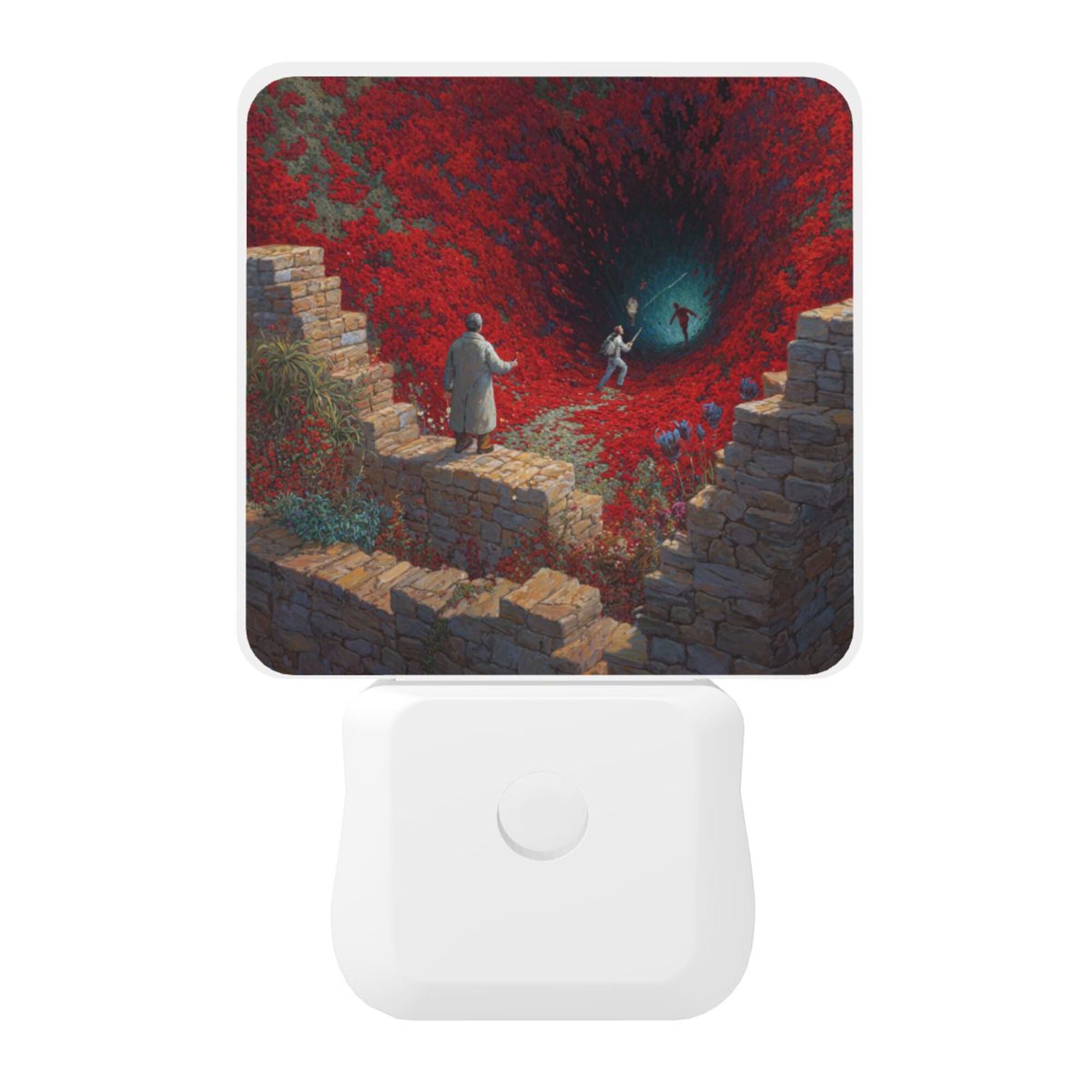 Fantasy Landscape Art Sensor Night Light - Size 4.95×2.95 inches, Smart Light - Sensing Energy - Saving Decorative Light