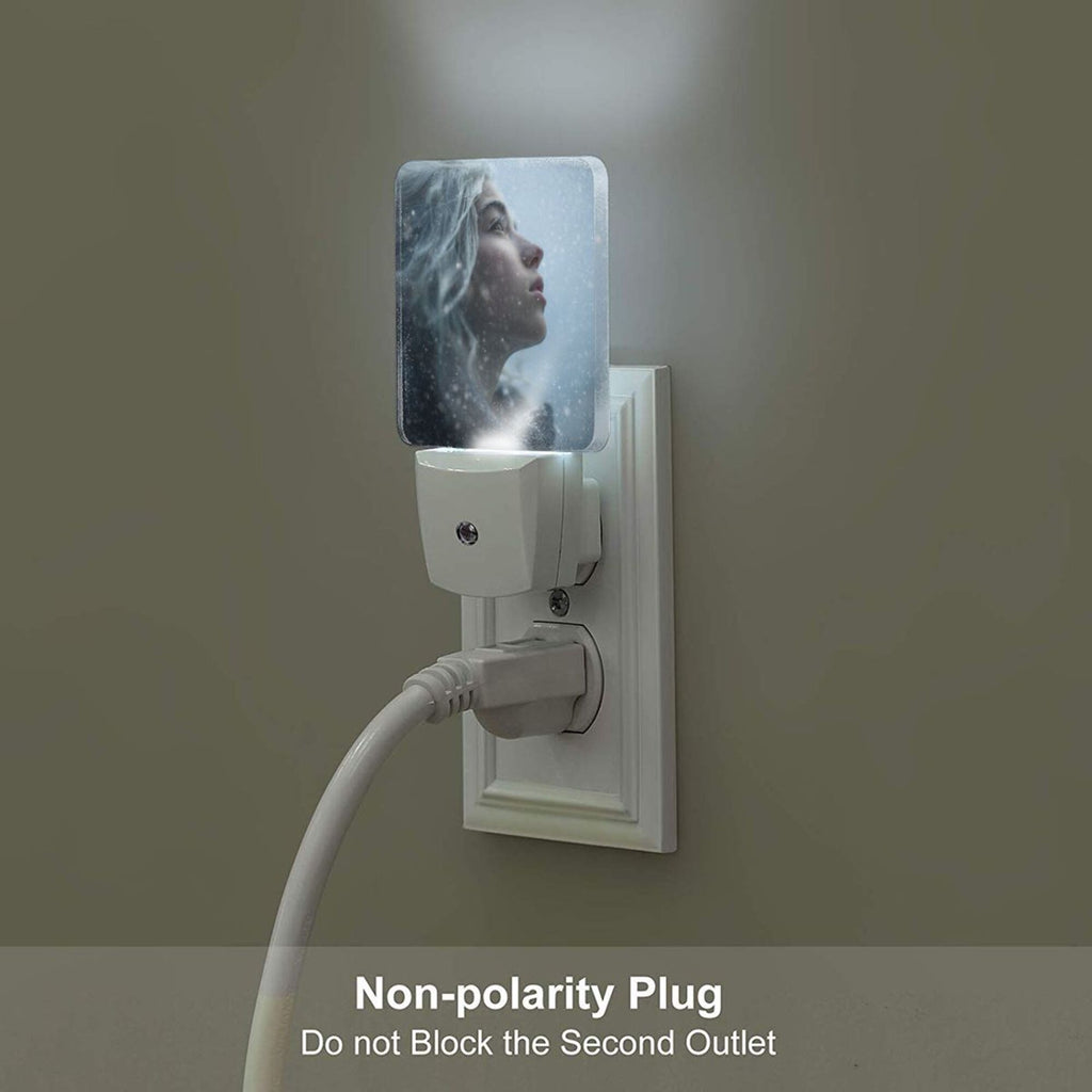 Character Art Pattern Smart Sensor Night Light - Size 4.95×2.95 inches, Energy - Saving Soft Light Decorative Light