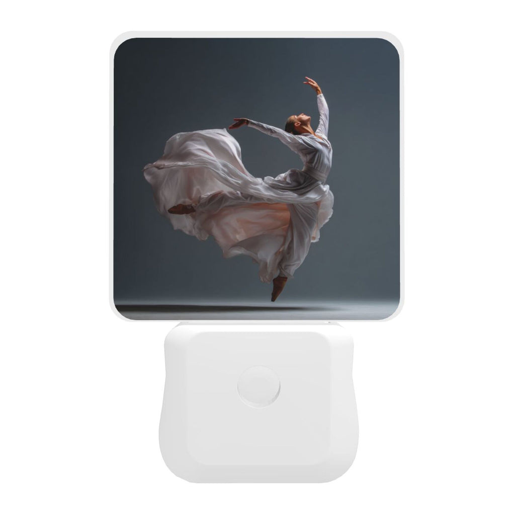 Dancer Art Pattern Smart Sensor Night Light - Size 4.95×2.95 inches, Energy - Saving Soft Light Decorative Light