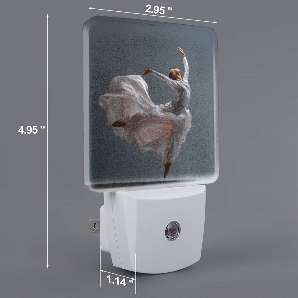 Dancer Art Pattern Smart Sensor Night Light - Size 4.95×2.95 inches, Energy - Saving Soft Light Decorative Light