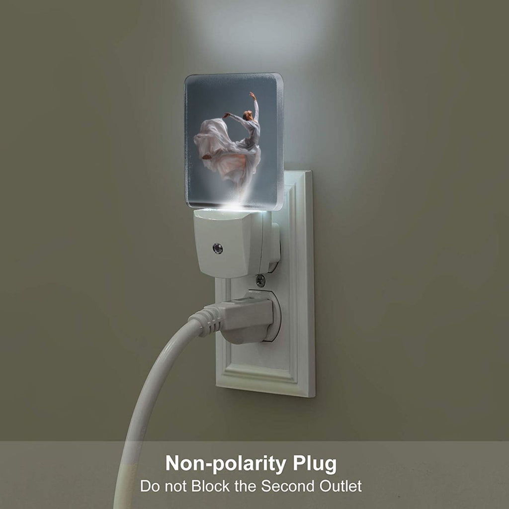 Dancer Art Pattern Smart Sensor Night Light - Size 4.95×2.95 inches, Energy - Saving Soft Light Decorative Light