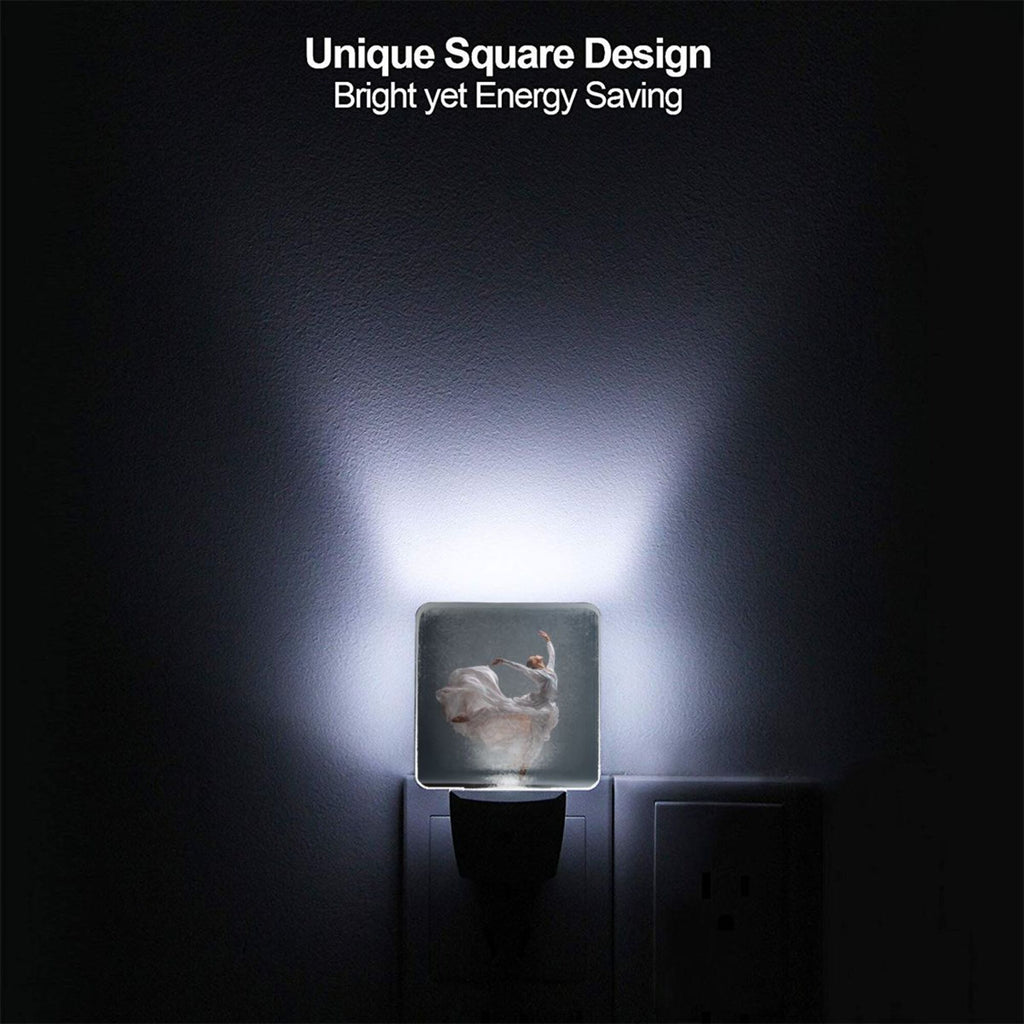 Dancer Art Pattern Smart Sensor Night Light - Size 4.95×2.95 inches, Energy - Saving Soft Light Decorative Light
