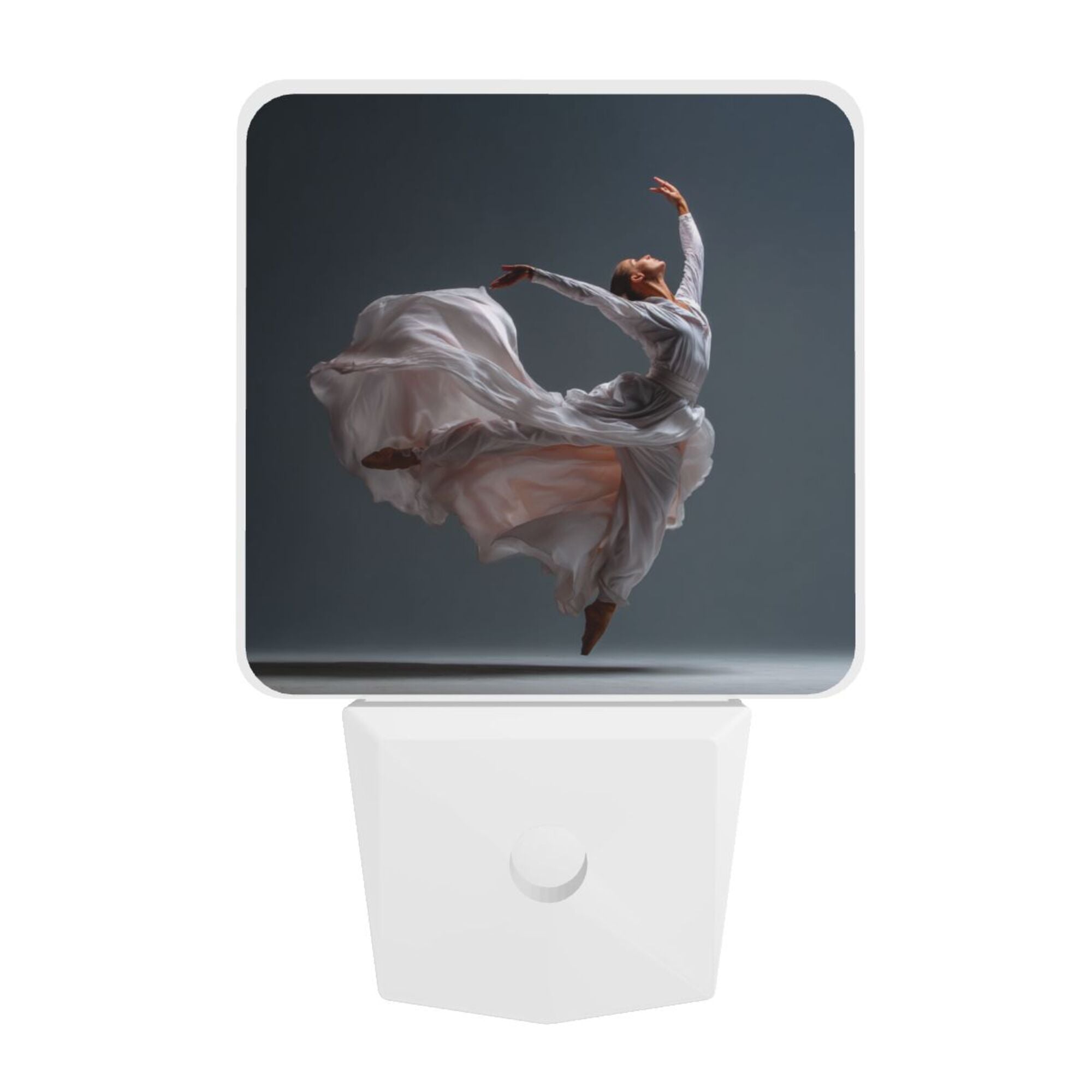 Dancer Art Pattern Smart Sensor Night Light - Size 4.95×2.95 inches, Energy - Saving Soft Light Decorative Light