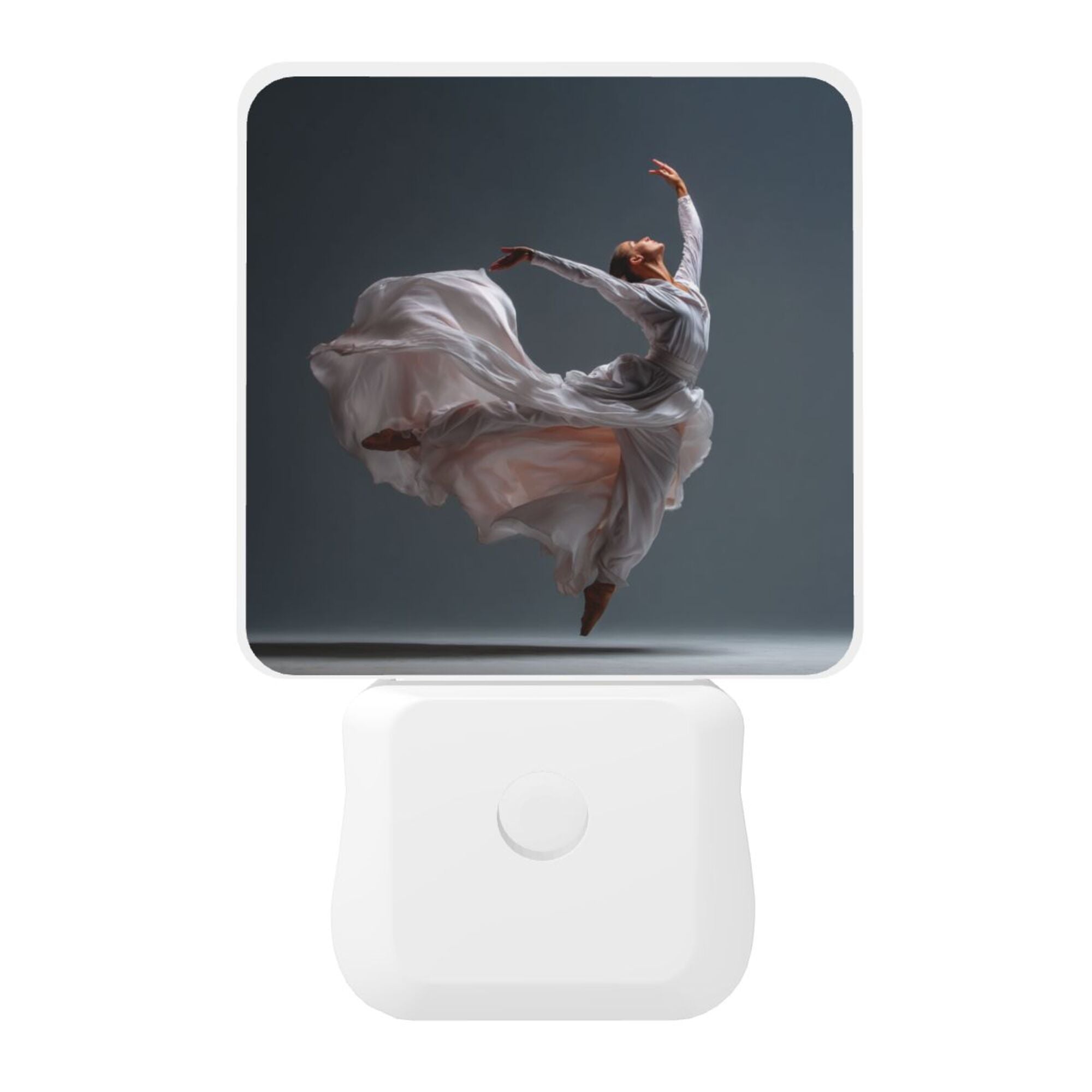 Dancer Art Pattern Smart Sensor Night Light - Size 4.95×2.95 inches, Energy - Saving Soft Light Decorative Light