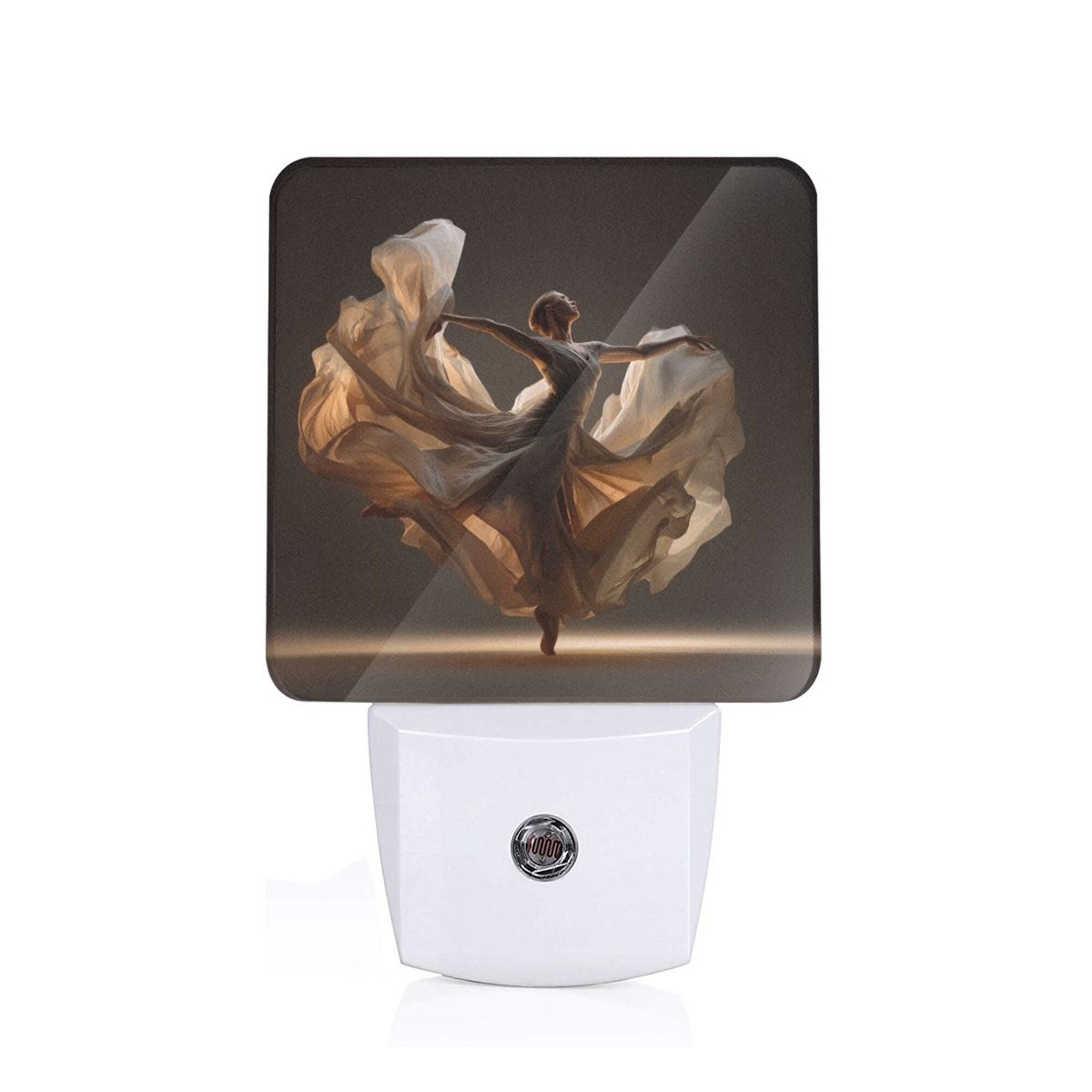 Artistic Dancer Pattern Smart Sensor Night Light - Size 4.95×2.95 inches, Energy - Saving Soft Light Decorative Light