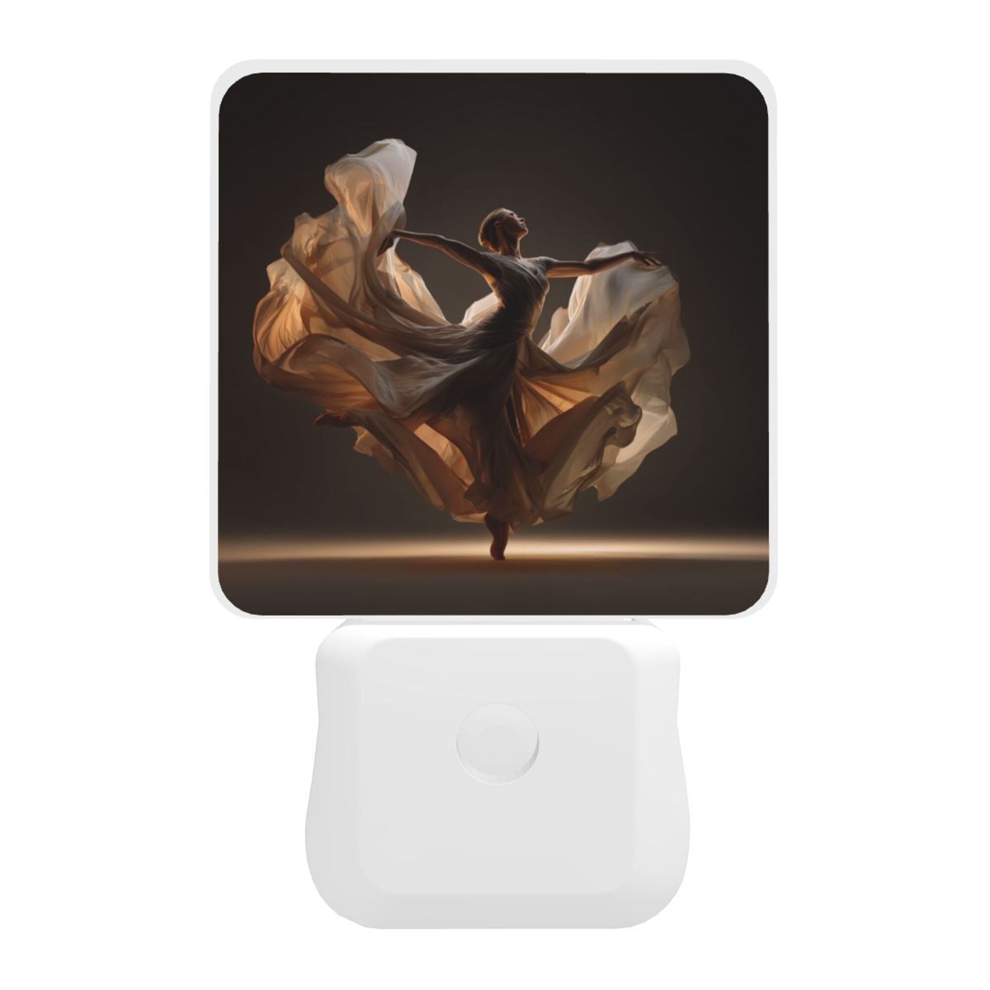 Artistic Dancer Pattern Smart Sensor Night Light - Size 4.95×2.95 inches, Energy - Saving Soft Light Decorative Light