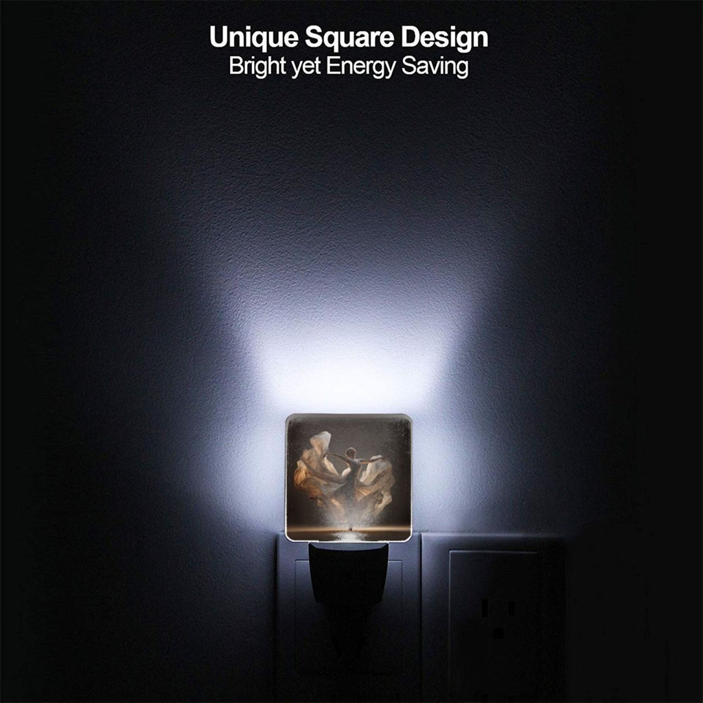 Artistic Dancer Pattern Smart Sensor Night Light - Size 4.95×2.95 inches, Energy - Saving Soft Light Decorative Light