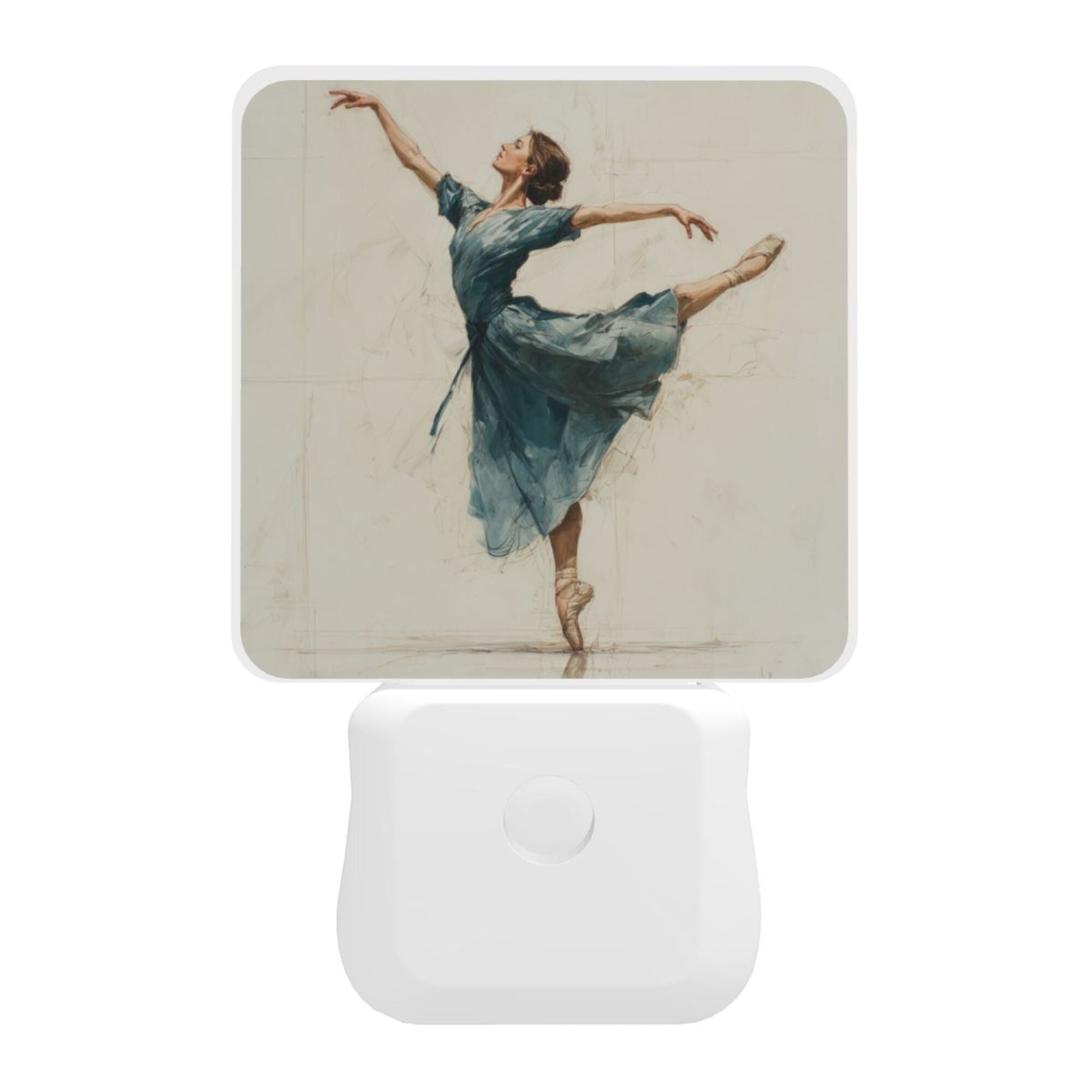 Ballet Dancer Art Sensor Night Light - Size 4.95×2.95 inches, Smart Light - Sensing Energy - Saving Decorative Light