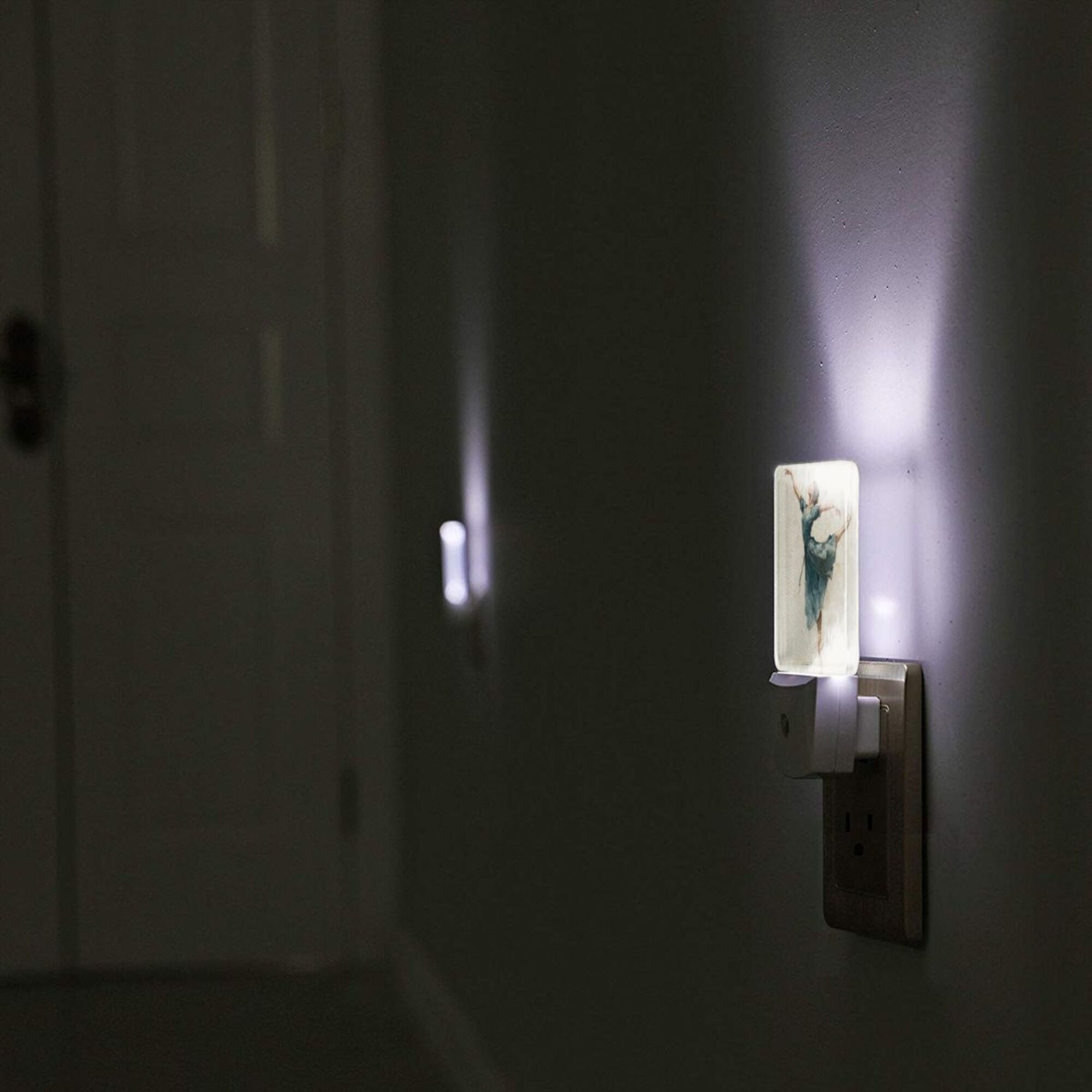 Ballet Dancer Art Sensor Night Light - Size 4.95×2.95 inches, Smart Light - Sensing Energy - Saving Decorative Light