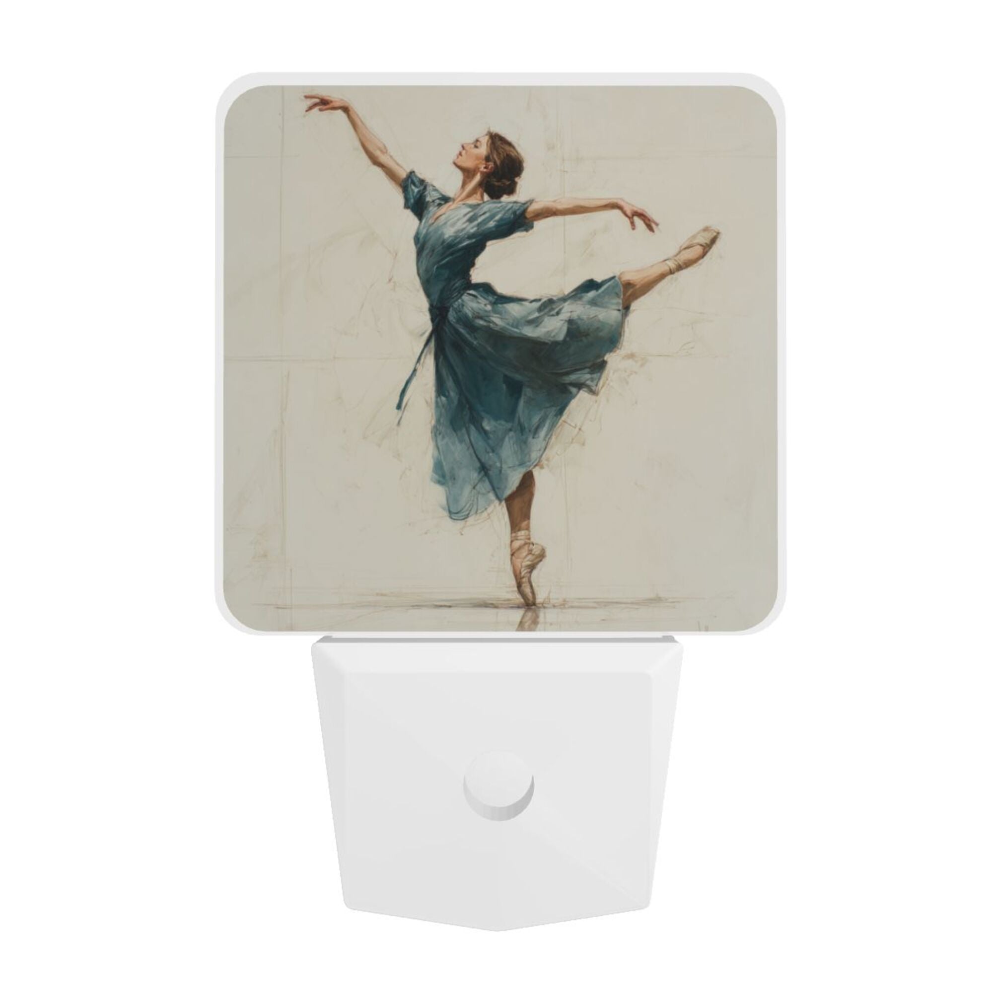 Ballet Dancer Art Sensor Night Light - Size 4.95×2.95 inches, Smart Light - Sensing Energy - Saving Decorative Light