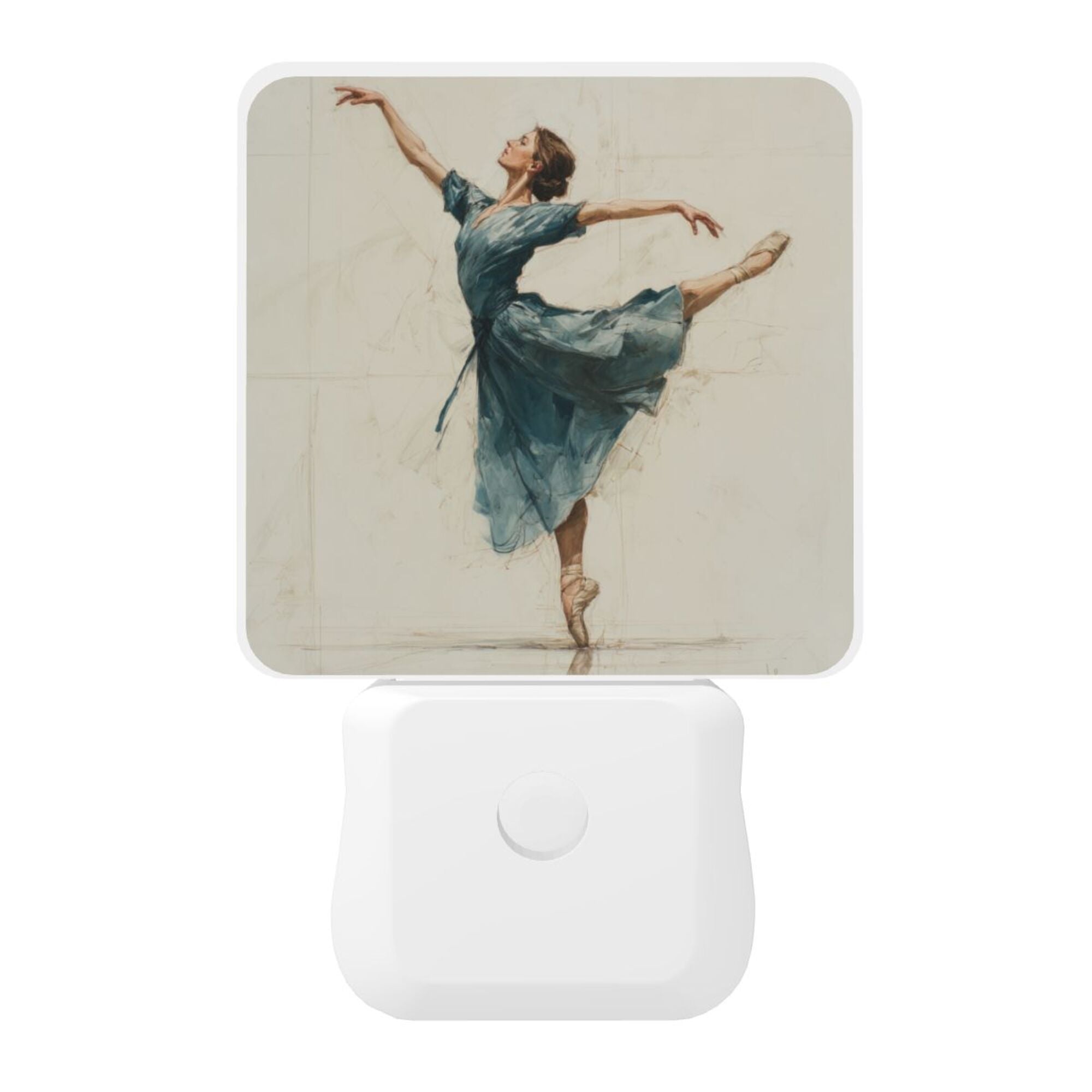 Ballet Dancer Art Sensor Night Light - Size 4.95×2.95 inches, Smart Light - Sensing Energy - Saving Decorative Light