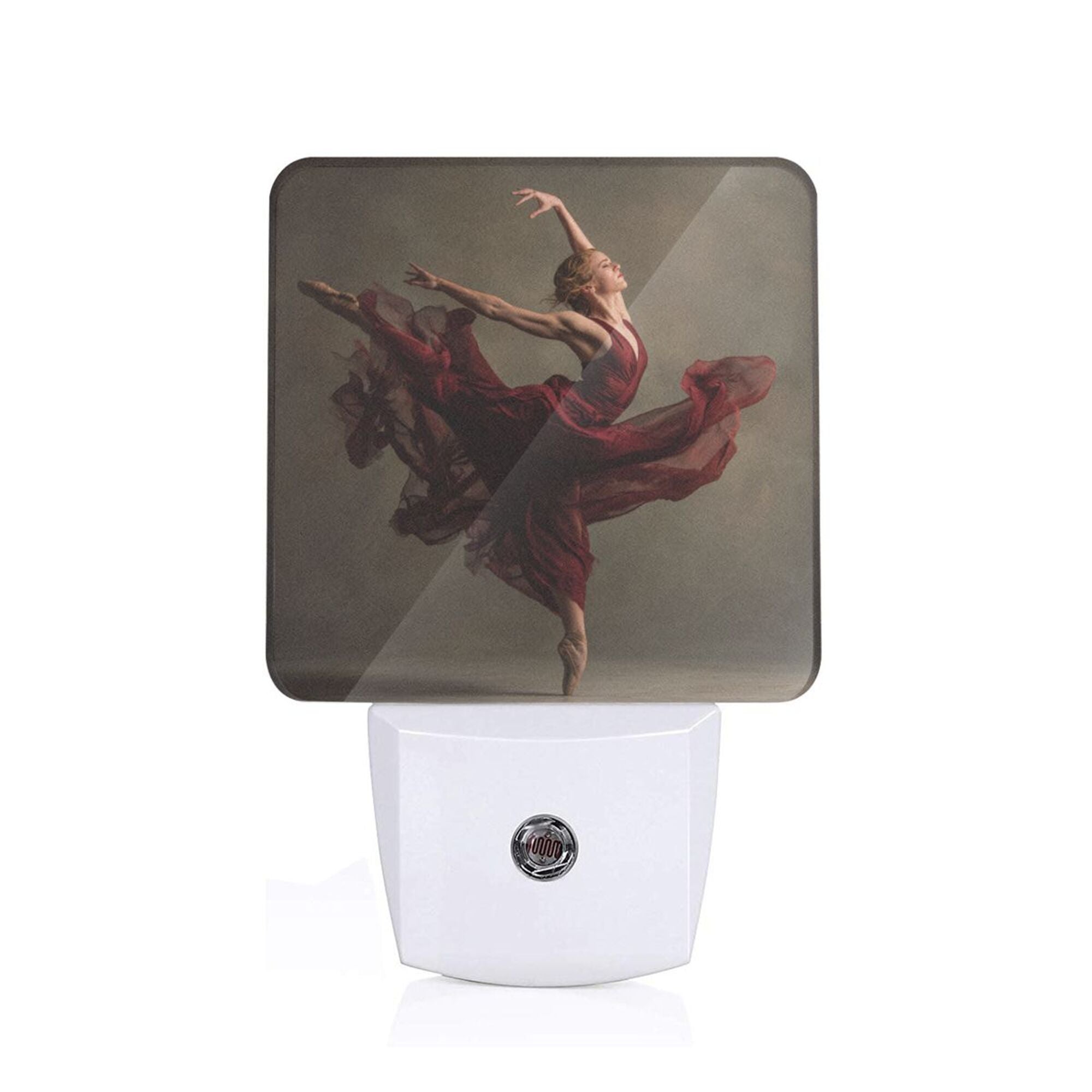 Artistic Dancer Pattern Smart Sensor Night Light - Size 4.95×2.95 inches, Energy - Saving Soft Light Decorative Light