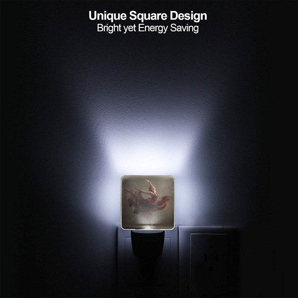 Artistic Dancer Pattern Smart Sensor Night Light - Size 4.95×2.95 inches, Energy - Saving Soft Light Decorative Light