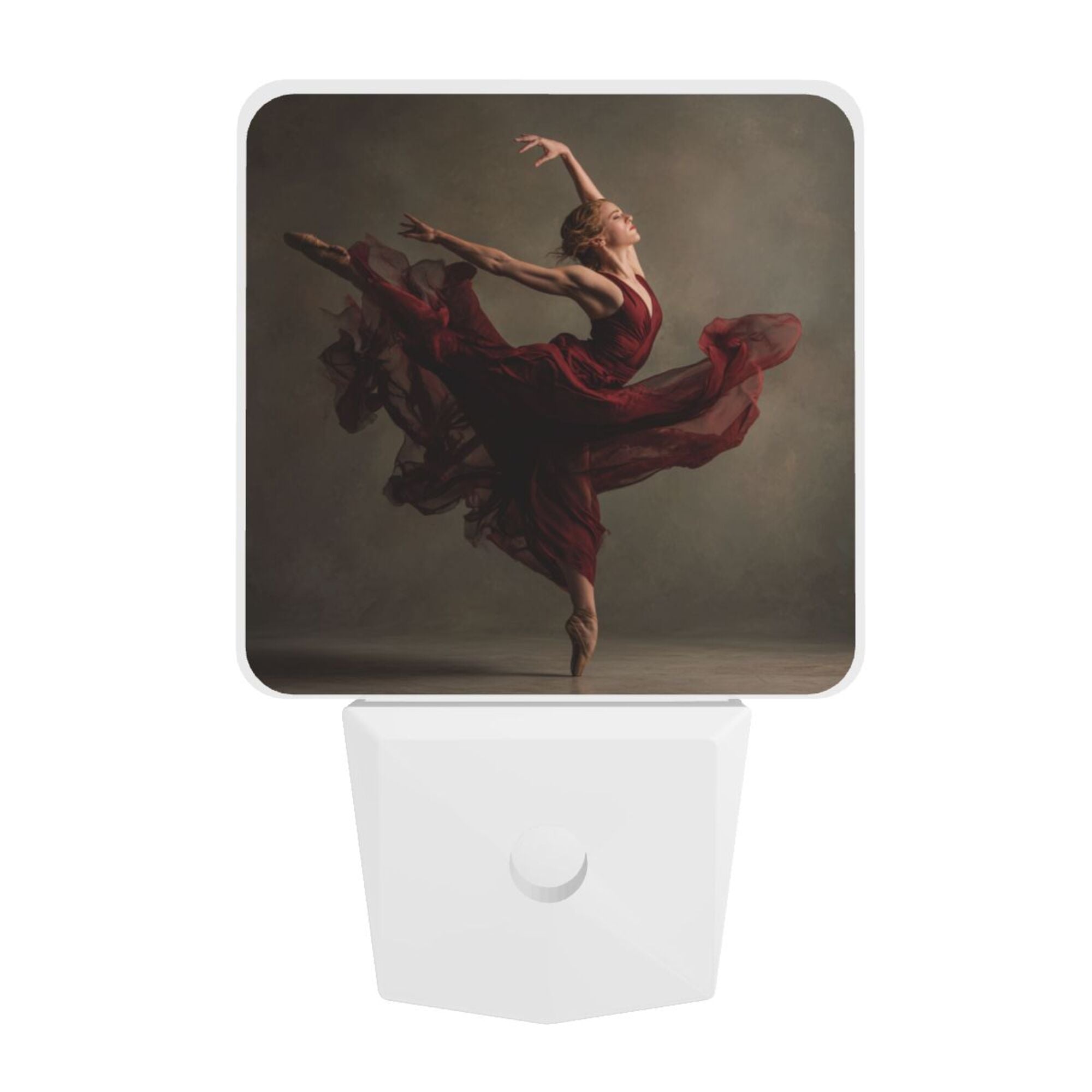 Artistic Dancer Pattern Smart Sensor Night Light - Size 4.95×2.95 inches, Energy - Saving Soft Light Decorative Light