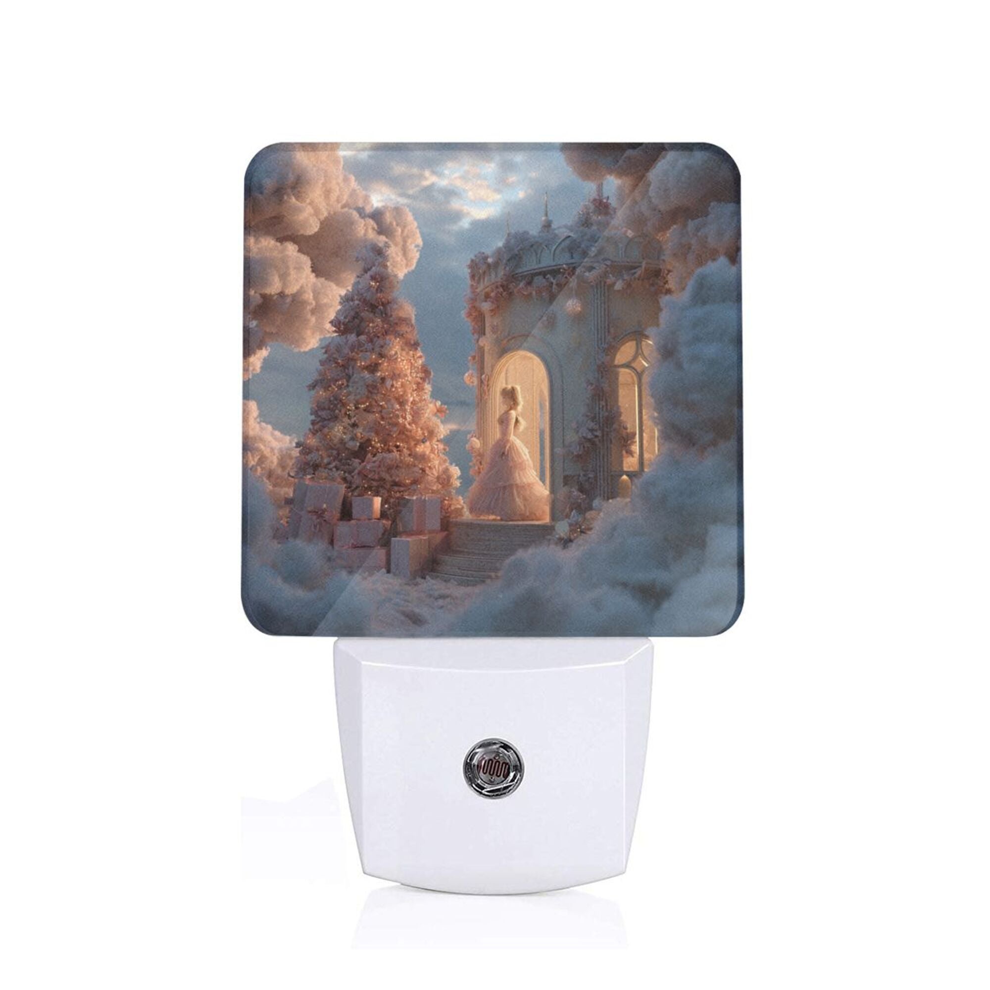 Dreamy Cloud Castle Smart Sensor Night Light - Size 4.95×2.95 inches, Energy - Saving Soft Light Decorative Light