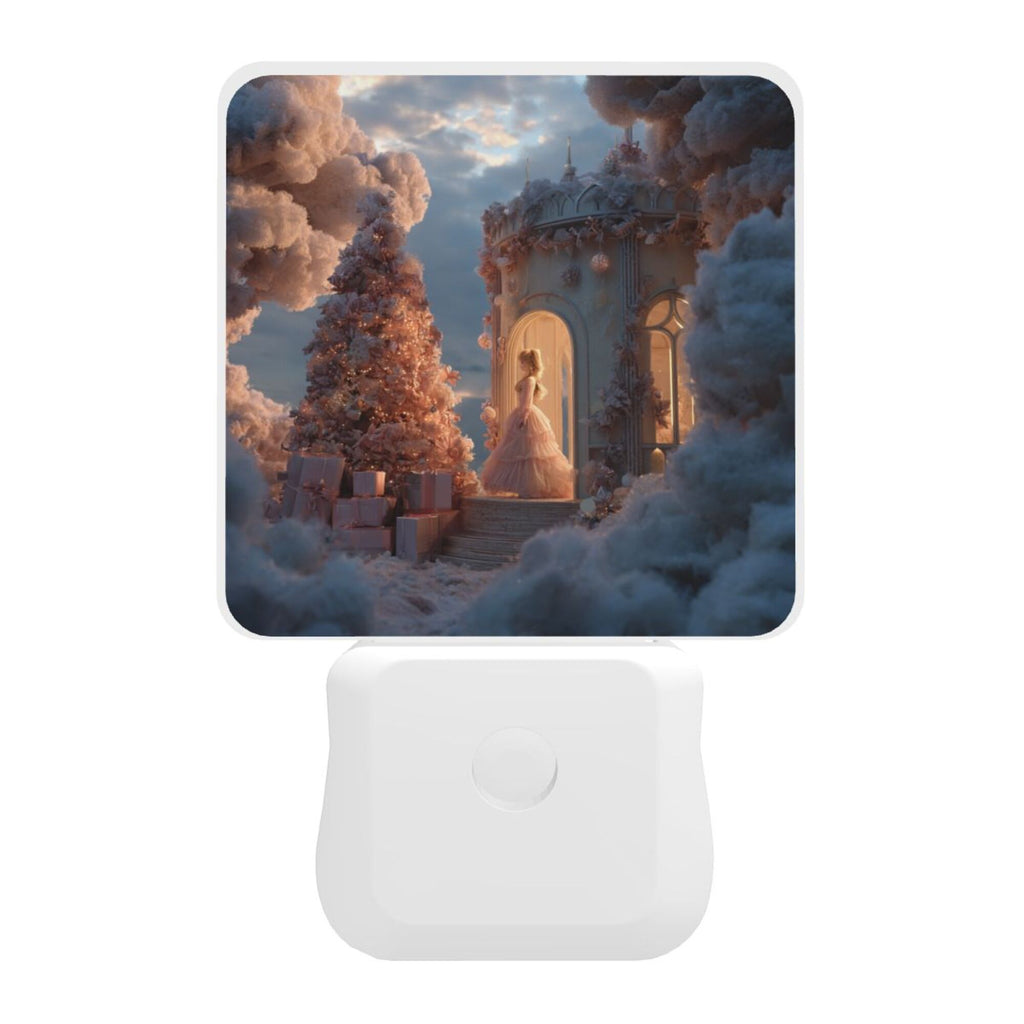 Dreamy Cloud Castle Smart Sensor Night Light - Size 4.95×2.95 inches, Energy - Saving Soft Light Decorative Light