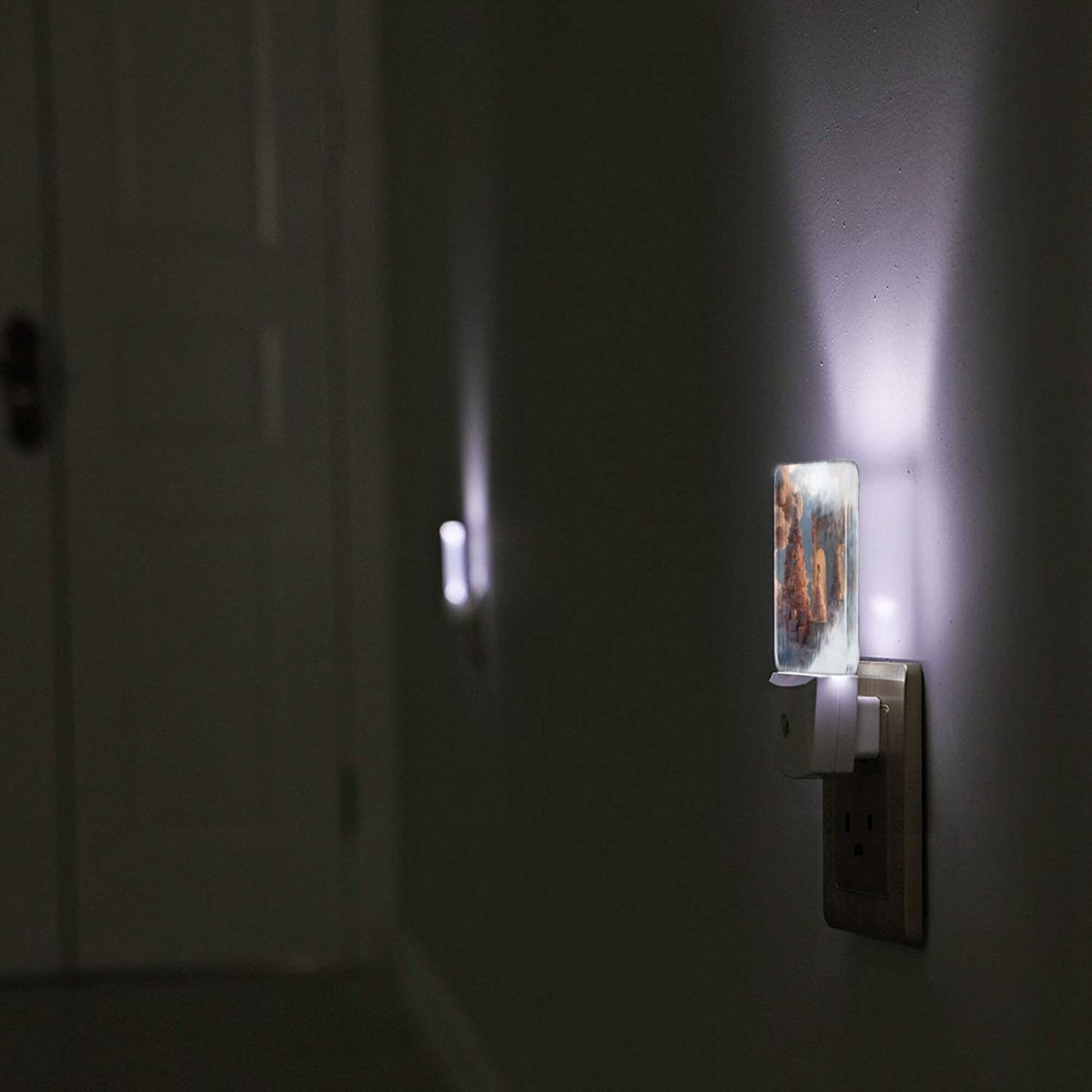 Dreamy Cloud Castle Smart Sensor Night Light - Size 4.95×2.95 inches, Energy - Saving Soft Light Decorative Light